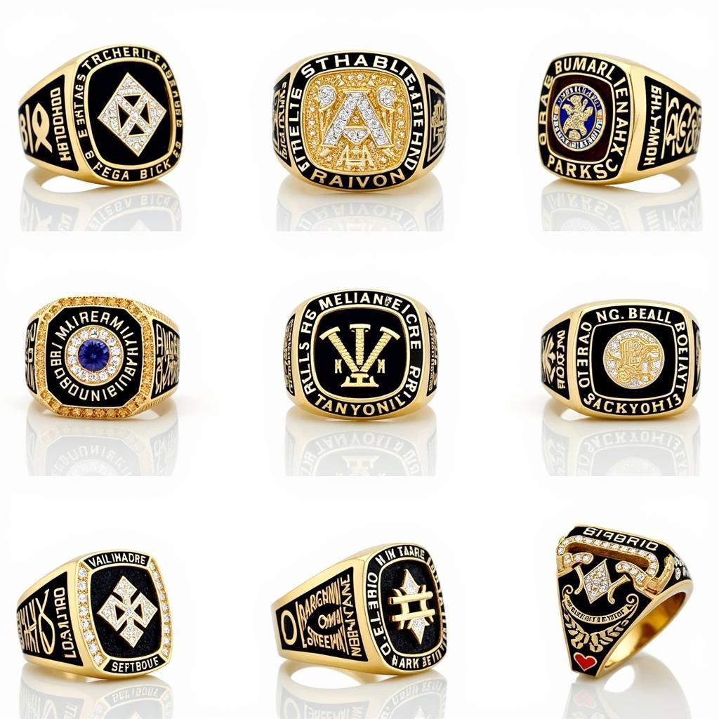 Fantasy Baseball Championship Rings