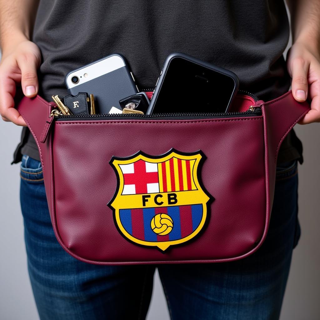 FC Barcelona Fantasy Belt Pouch with Team Crest