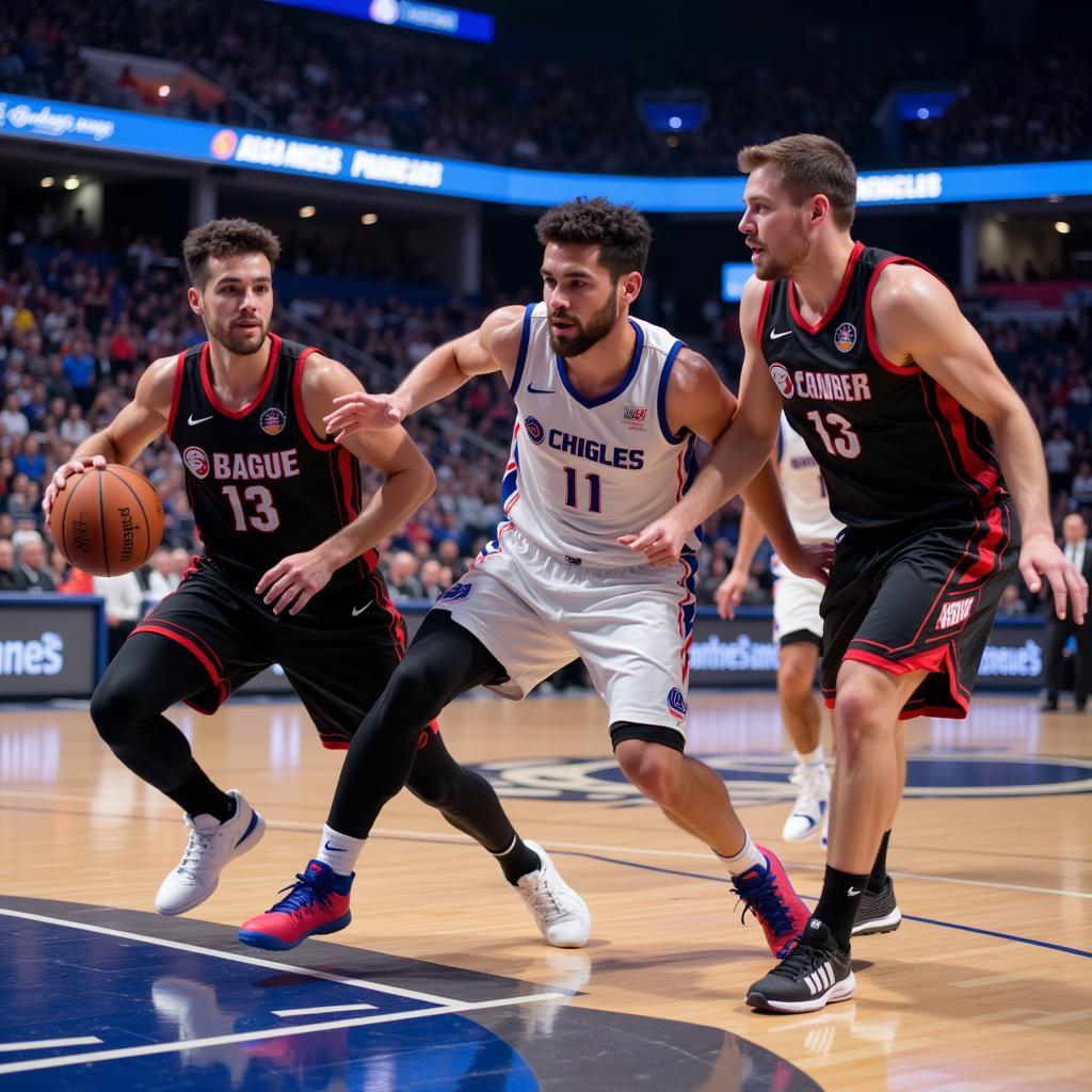 G League Basketball Game Action