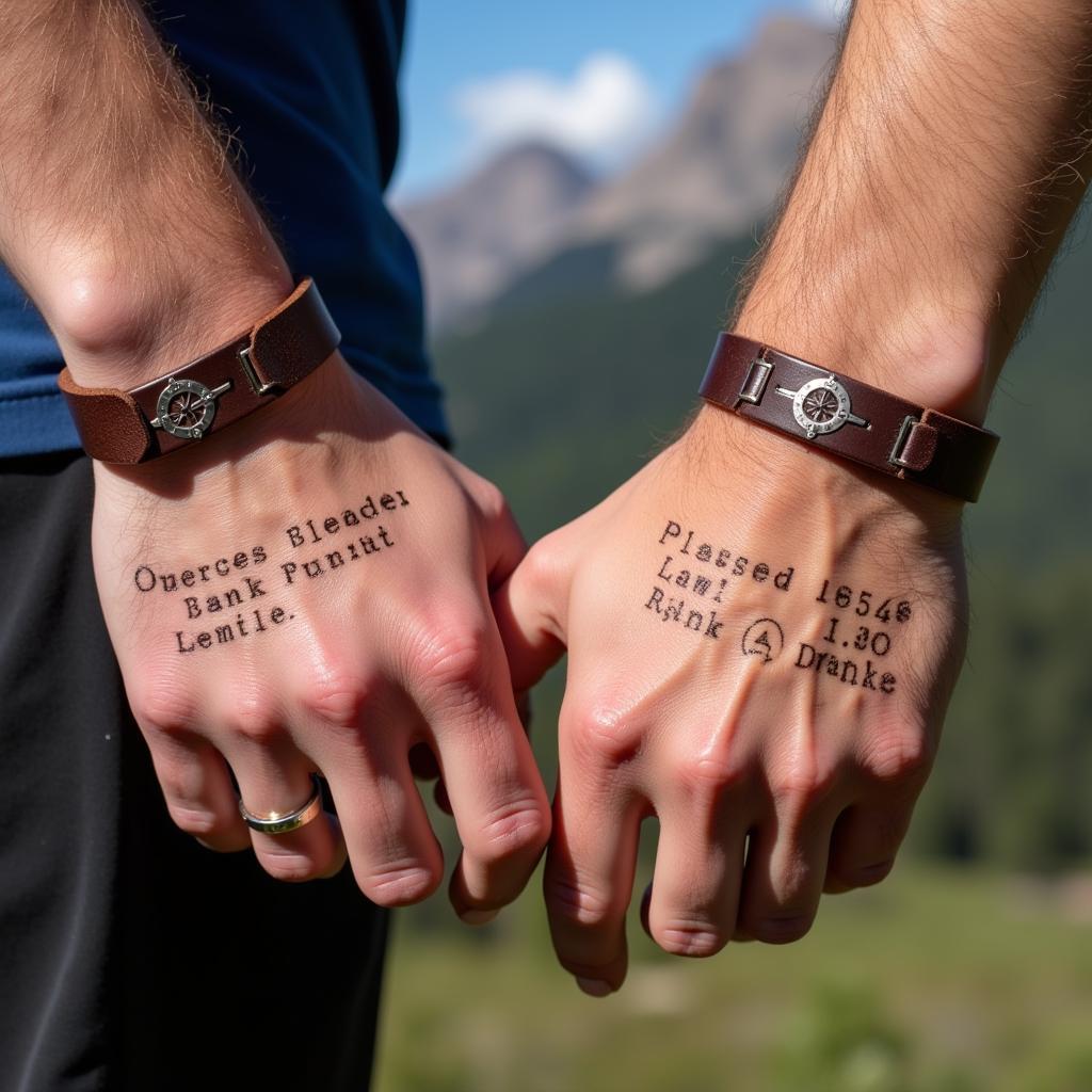 Matching Father and Son Bracelets