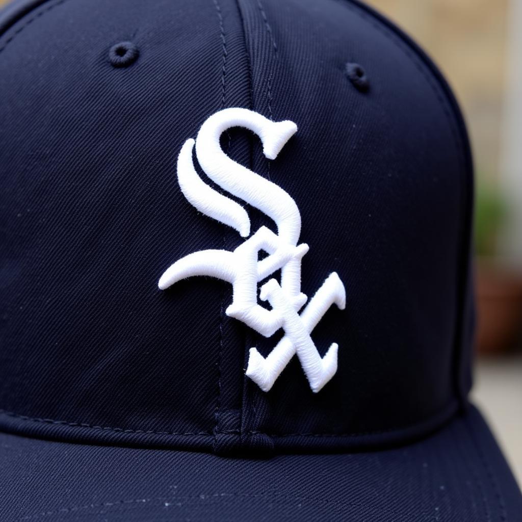 Classic Fitted Father's Day White Sox Hat