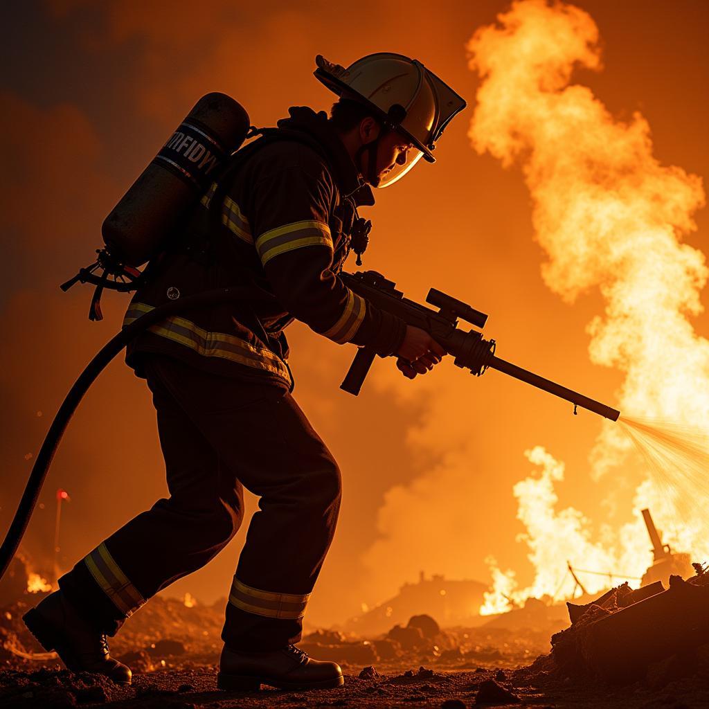 FDNY Firefighter in Action