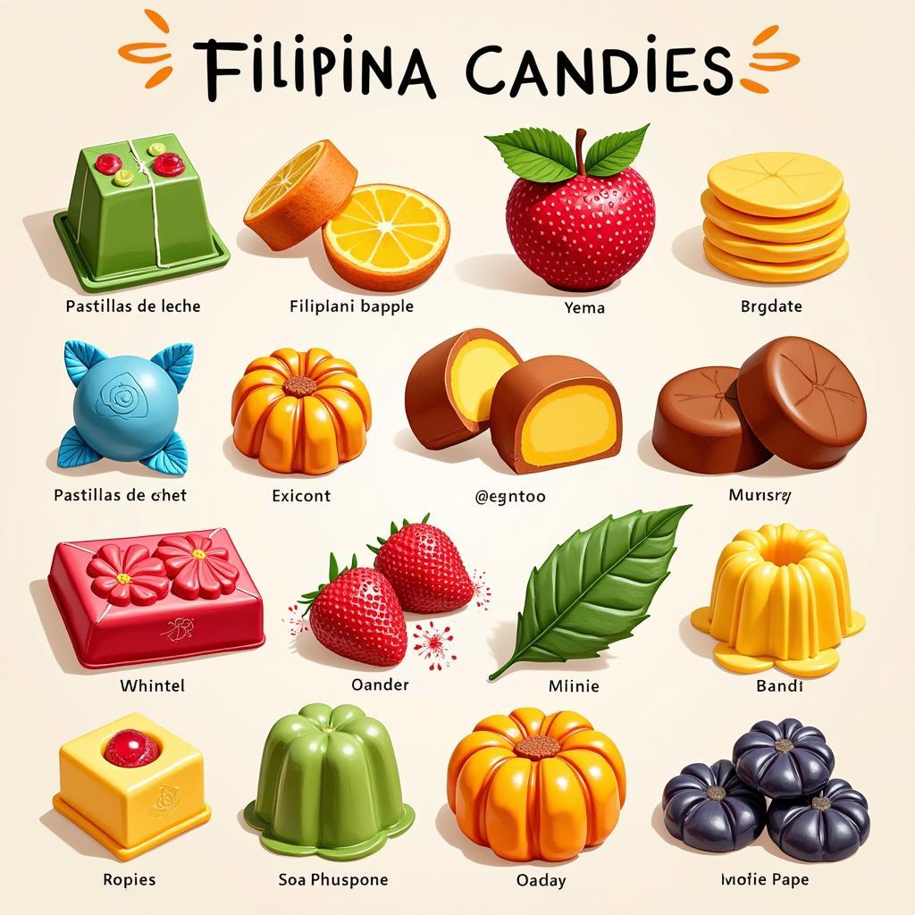 Assortment of Filipino Candies