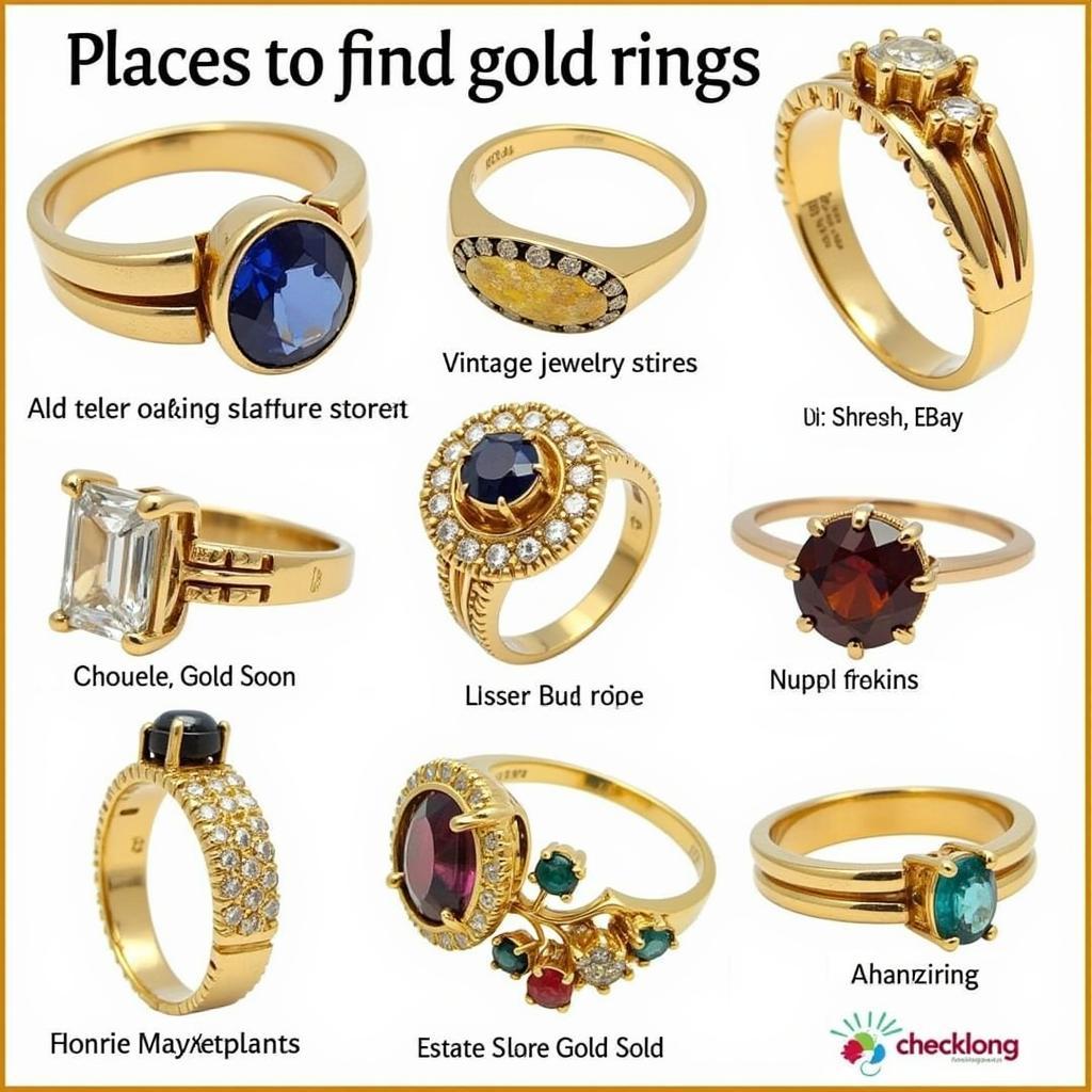 Finding 80s Gold Rings: Exploring Vintage Shops and Online Marketplaces