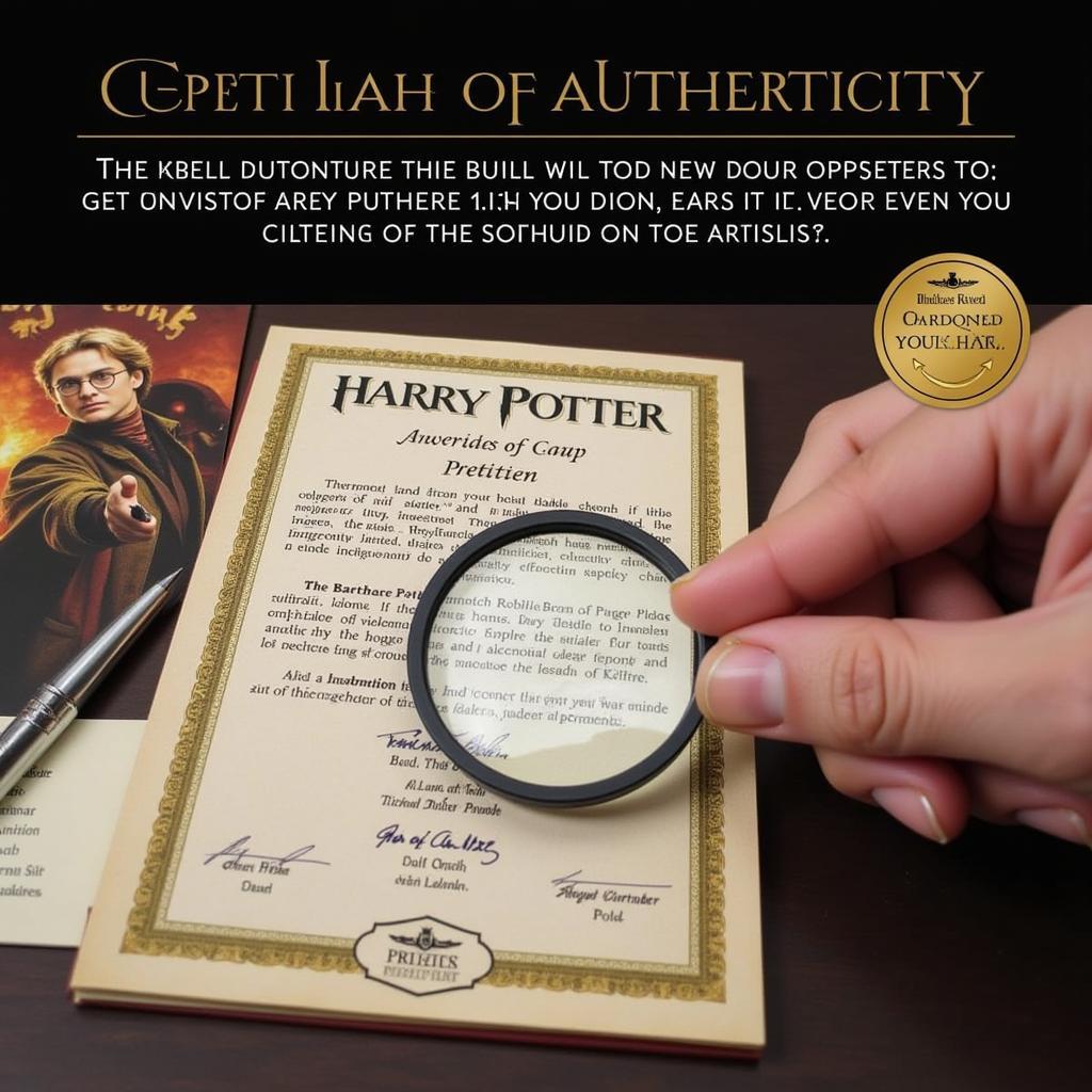 Finding Authentic Autographed Harry Potter Memorabilia