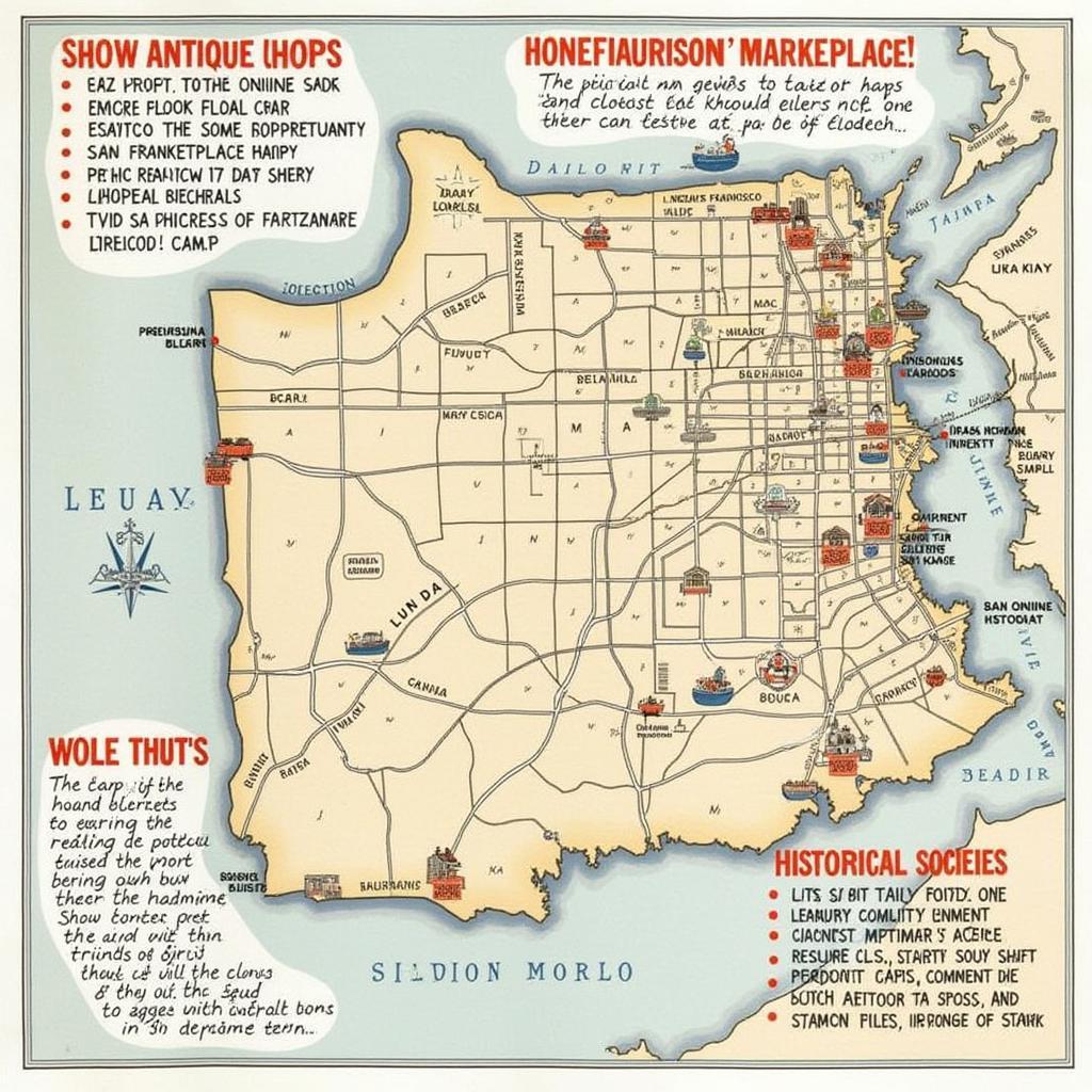 Searching for Vintage San Francisco Maps: Online and in Antique Stores