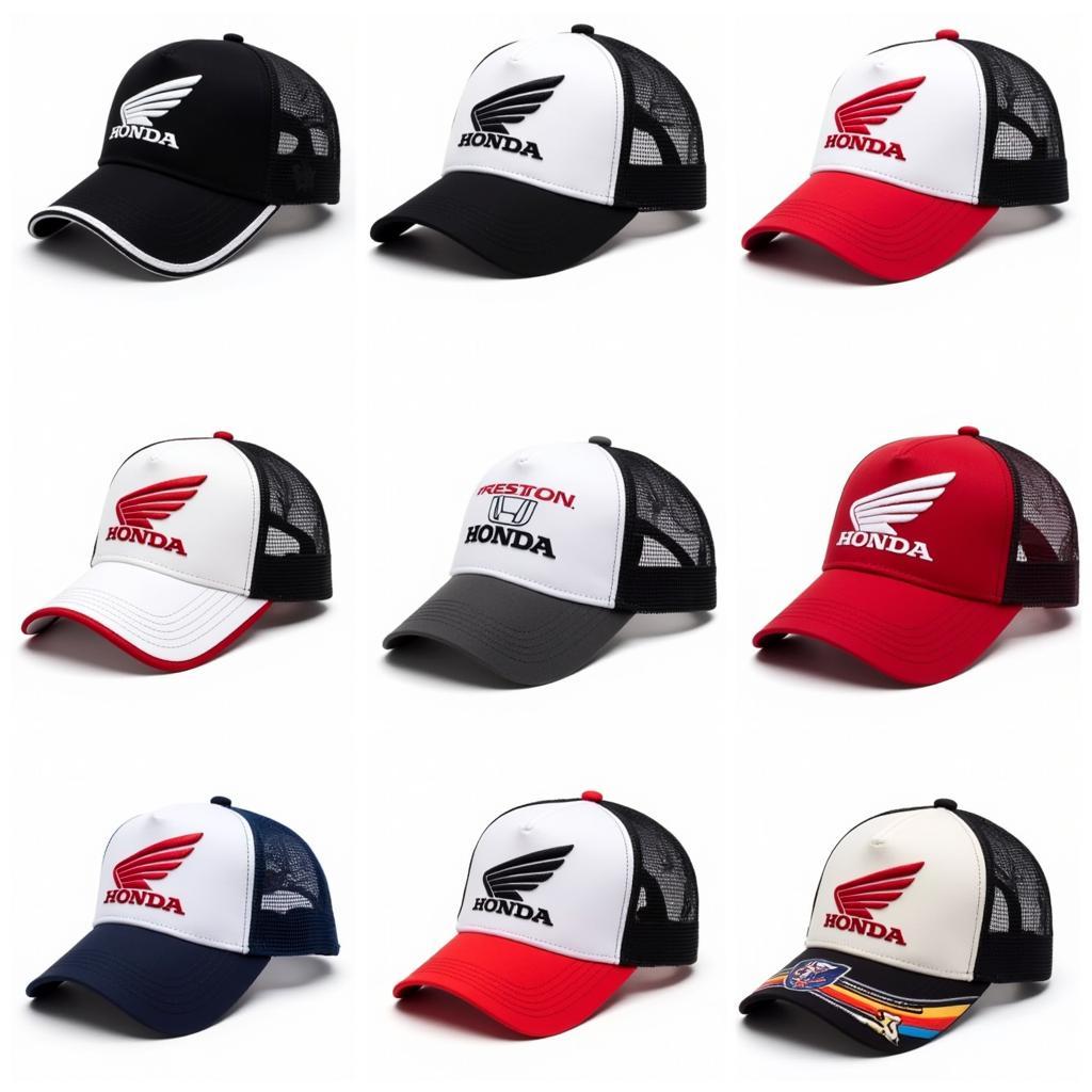 Various Fitted Honda Hat Styles