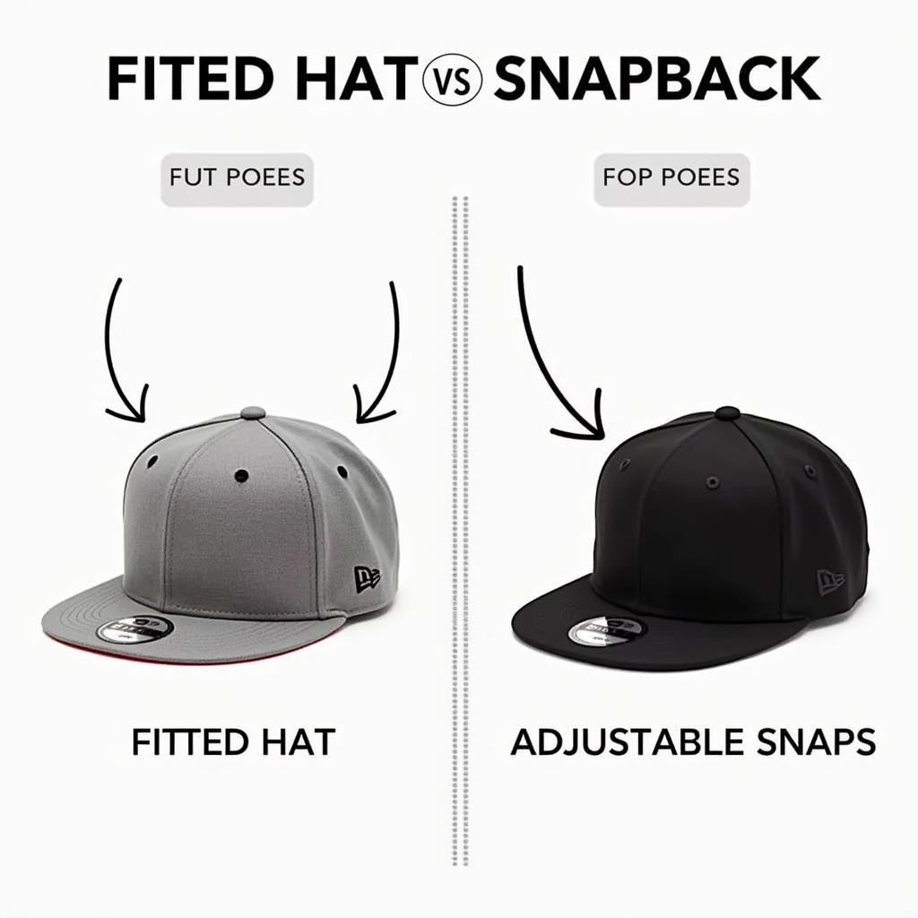 Comparing Fitted and Snapback Hats