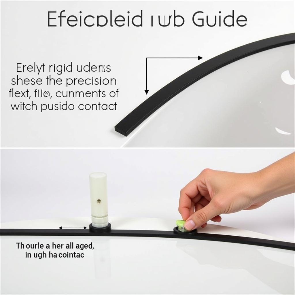 Flexible Rub Guides for Curved Surfaces