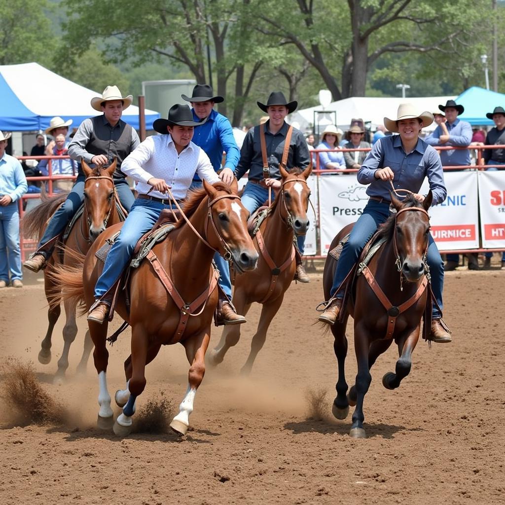 Flint Creek Valley Days Rodeo: Exciting rodeo events showcasing local riders and their skills.