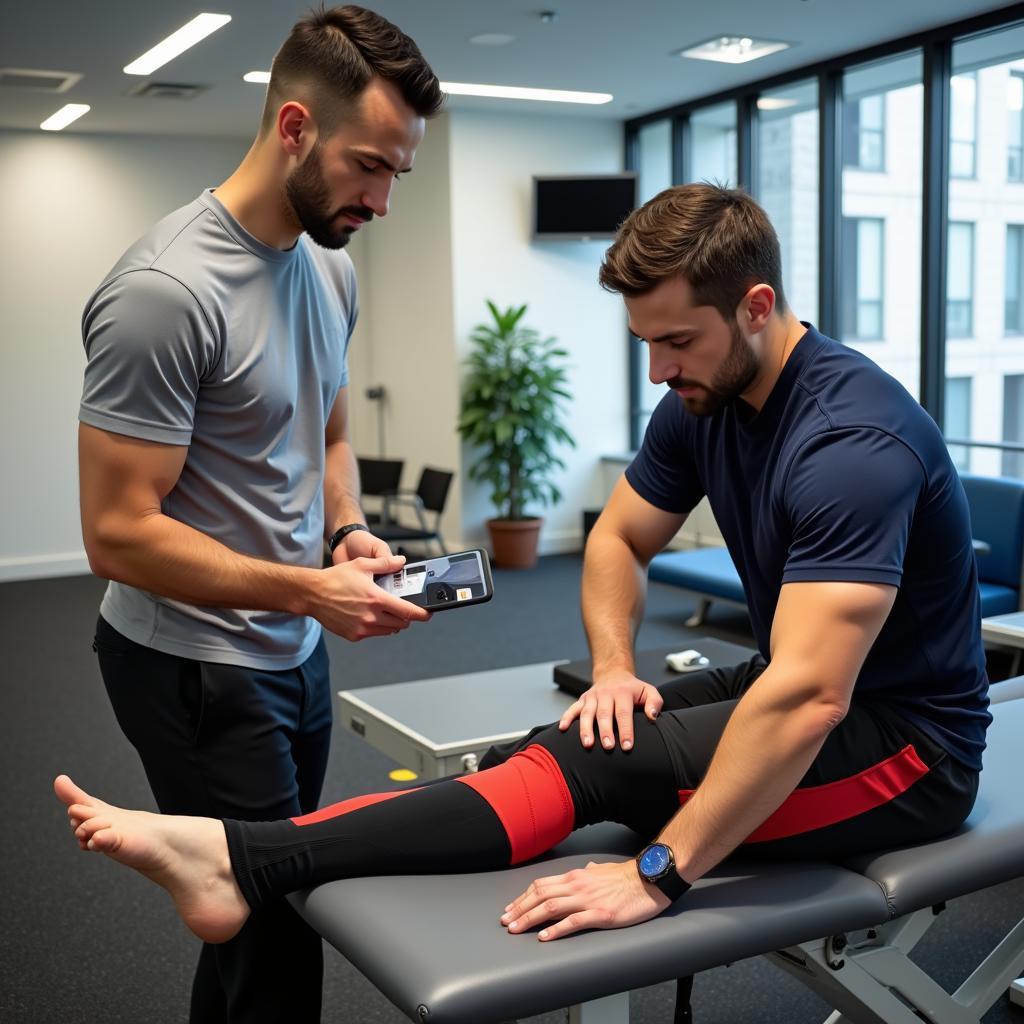 Football Player Injury Recovery with Physiotherapy