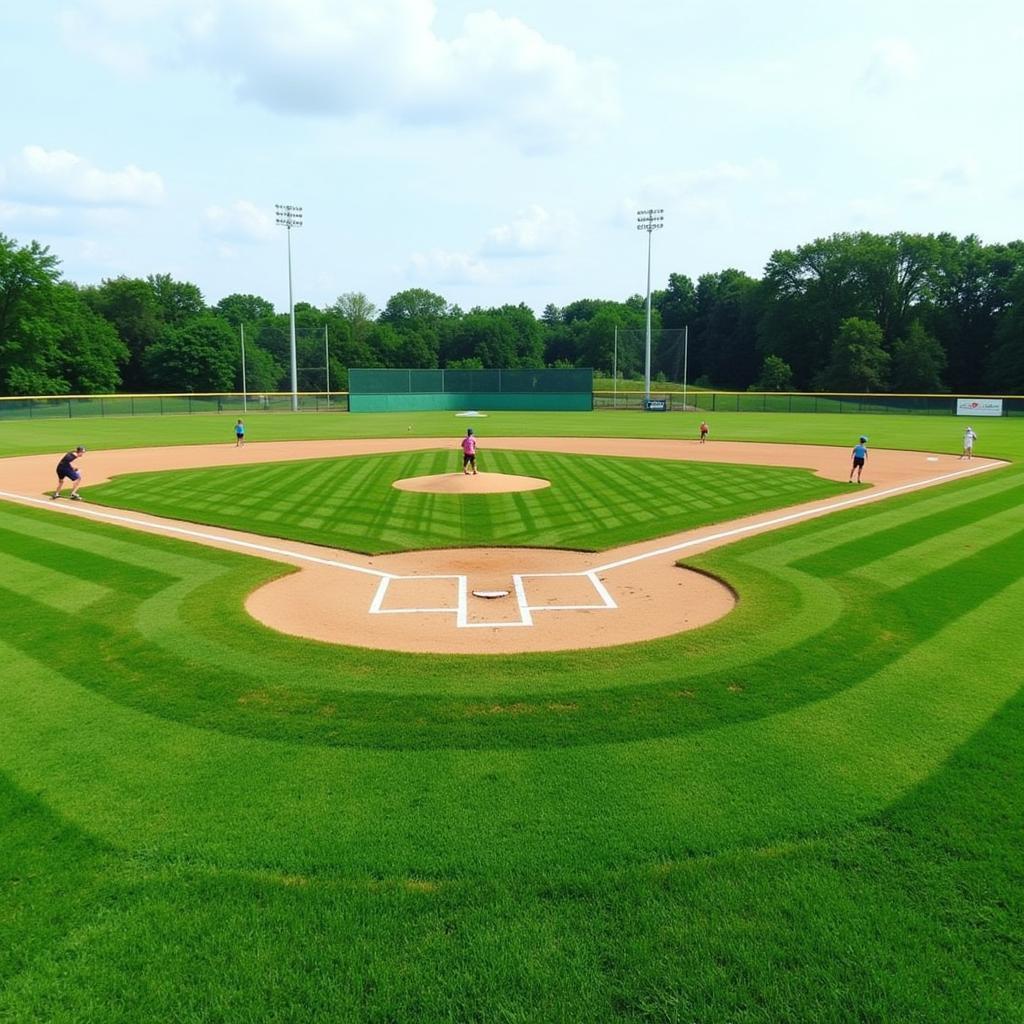 Baseball Field in Forest Lake, MN