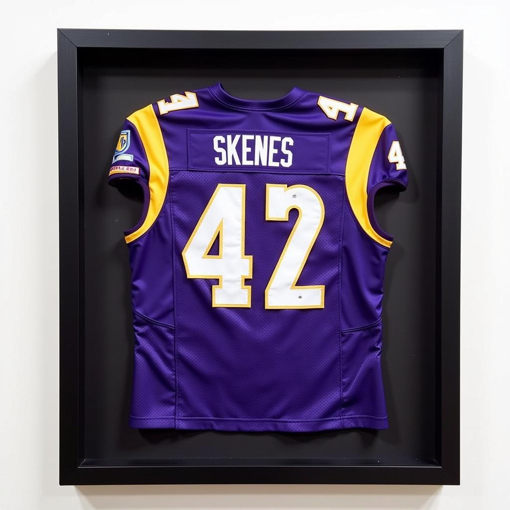 Framed Paul Skenes LSU Jersey