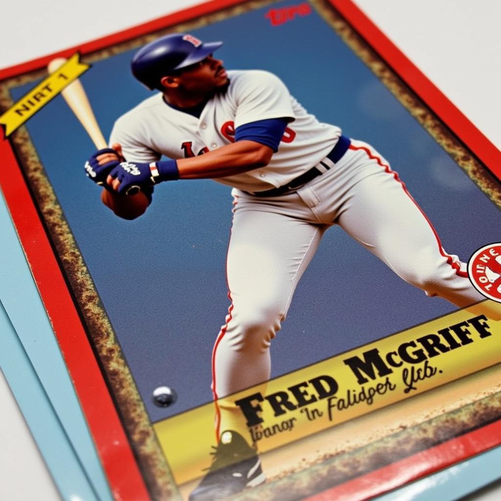 Fred McGriff 1992 Topps Baseball Card