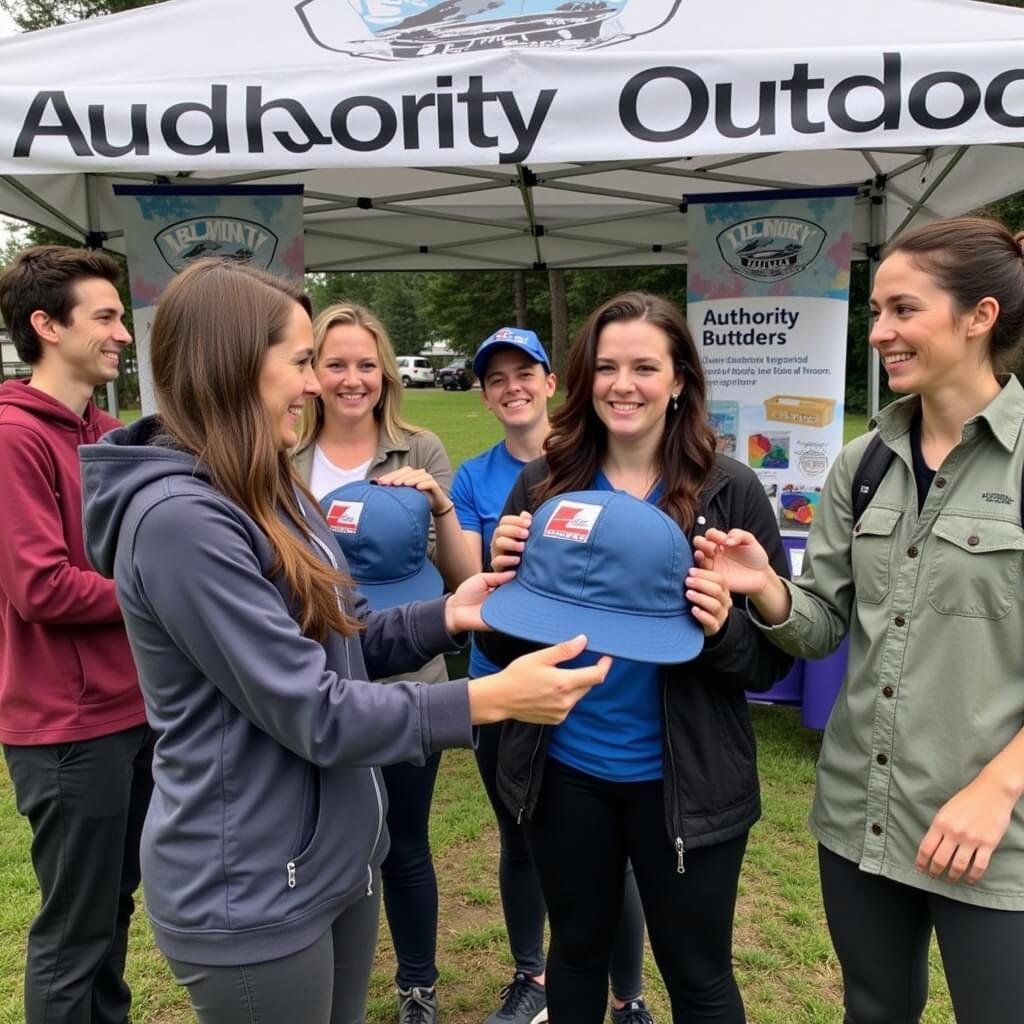 Free Authority Outdoors Hat Giveaway at a Hiking Event