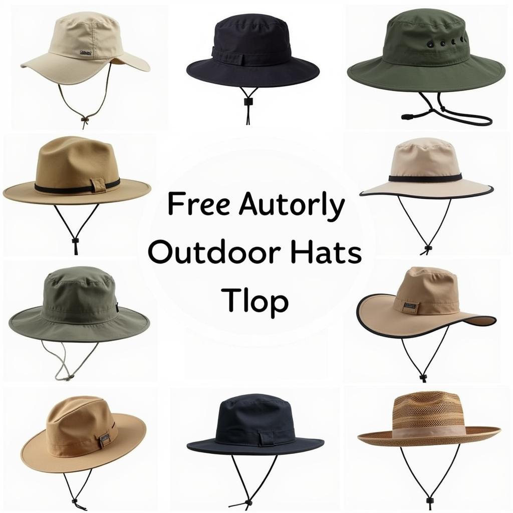 Different Styles of Free Authority Outdoors Hats