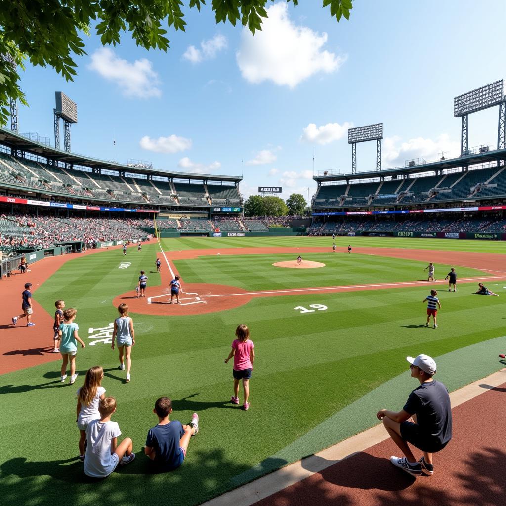 Frontier Field Best Seats for Families