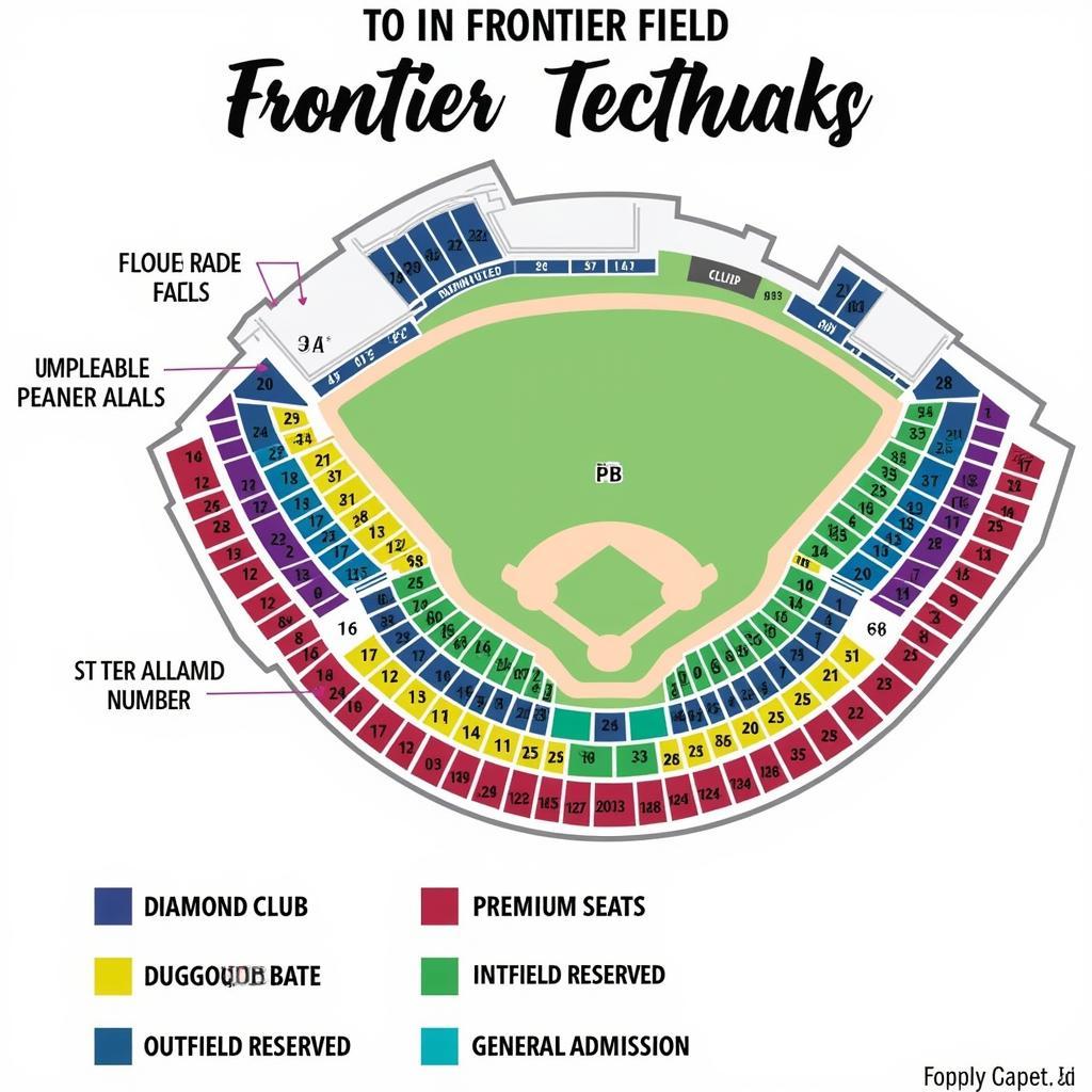 Frontier Field Seating Chart Overview