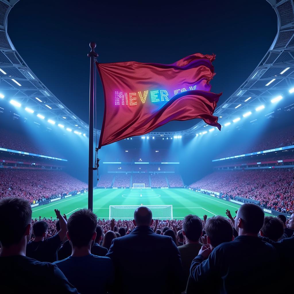 Innovative stadium flags of the future