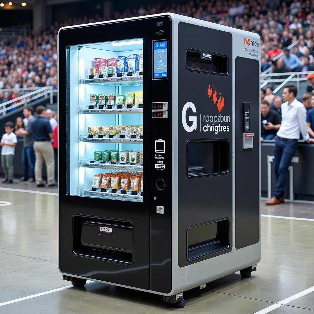 Innovative Stadium Vending Tray with Integrated Technology