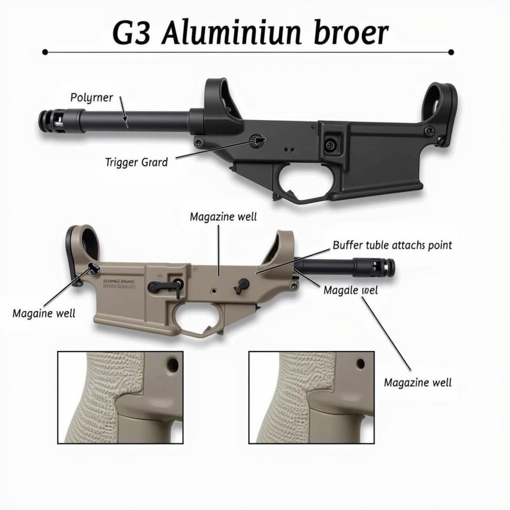 G3 Lower Receiver Material Comparison: Polymer vs. Aluminum