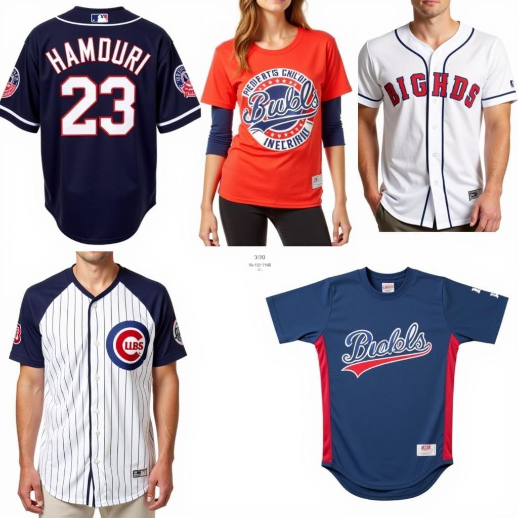 Different Styles of Game Day Baseball Shirts