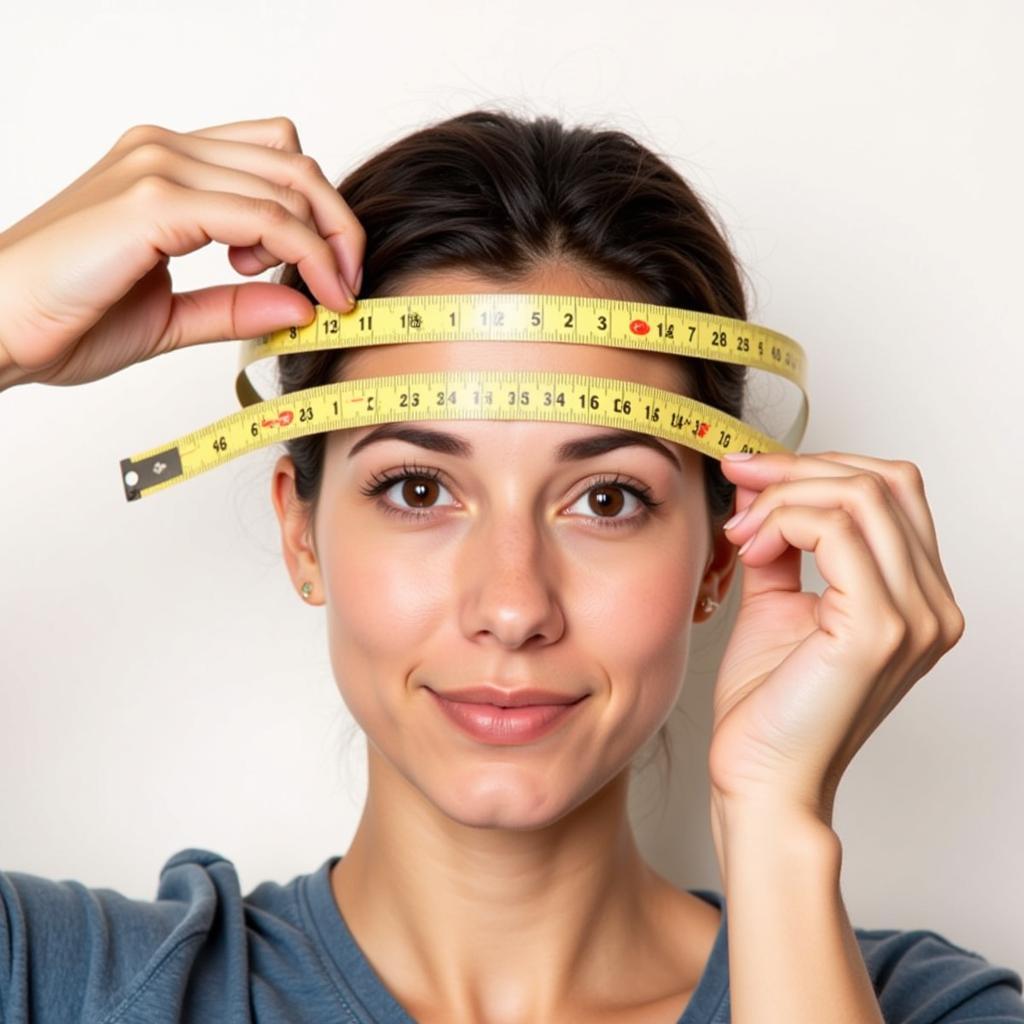 Measuring Head Circumference for Game Hats