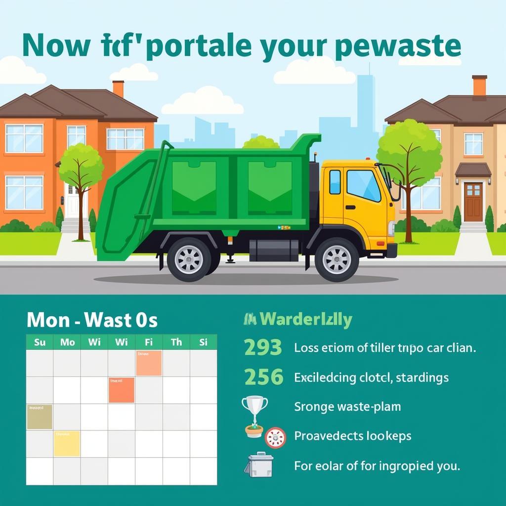 Residential Garbage Truck Pickup Schedule