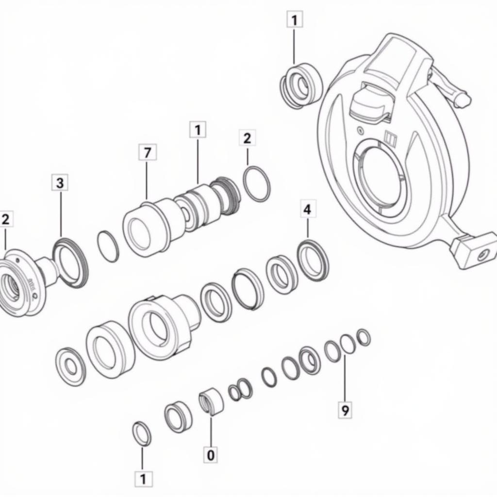 Garcia Mitchell 300 Exploded Diagram