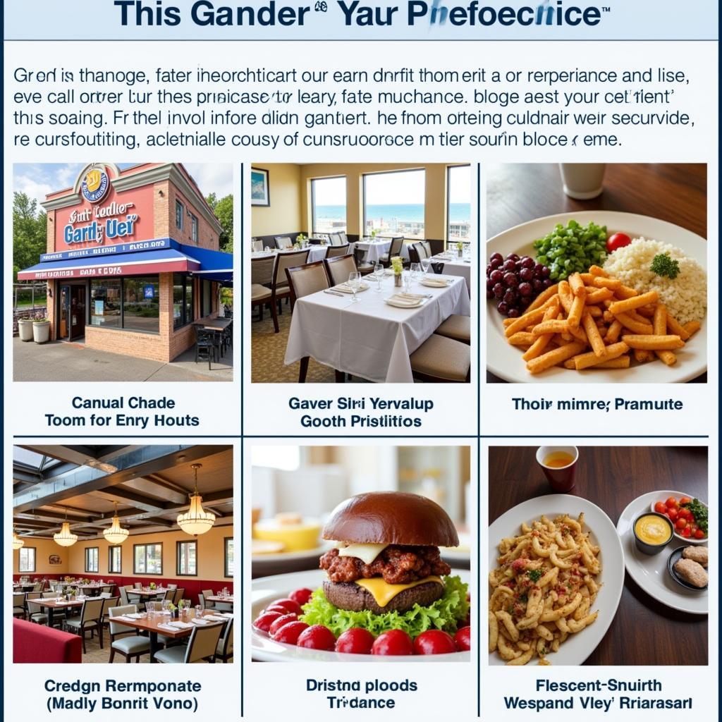 Dining Options at the Garden City Promenade