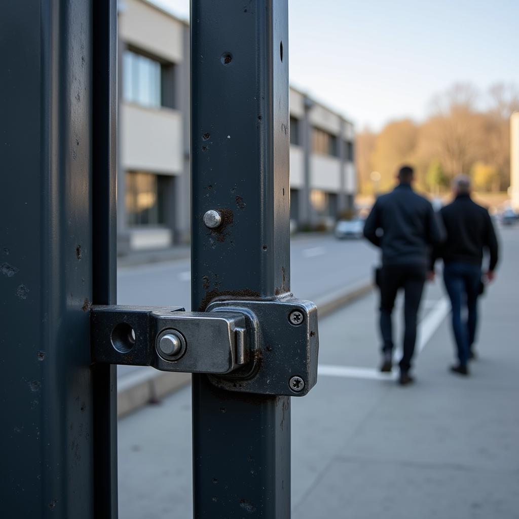 Gate holders used in high-security applications