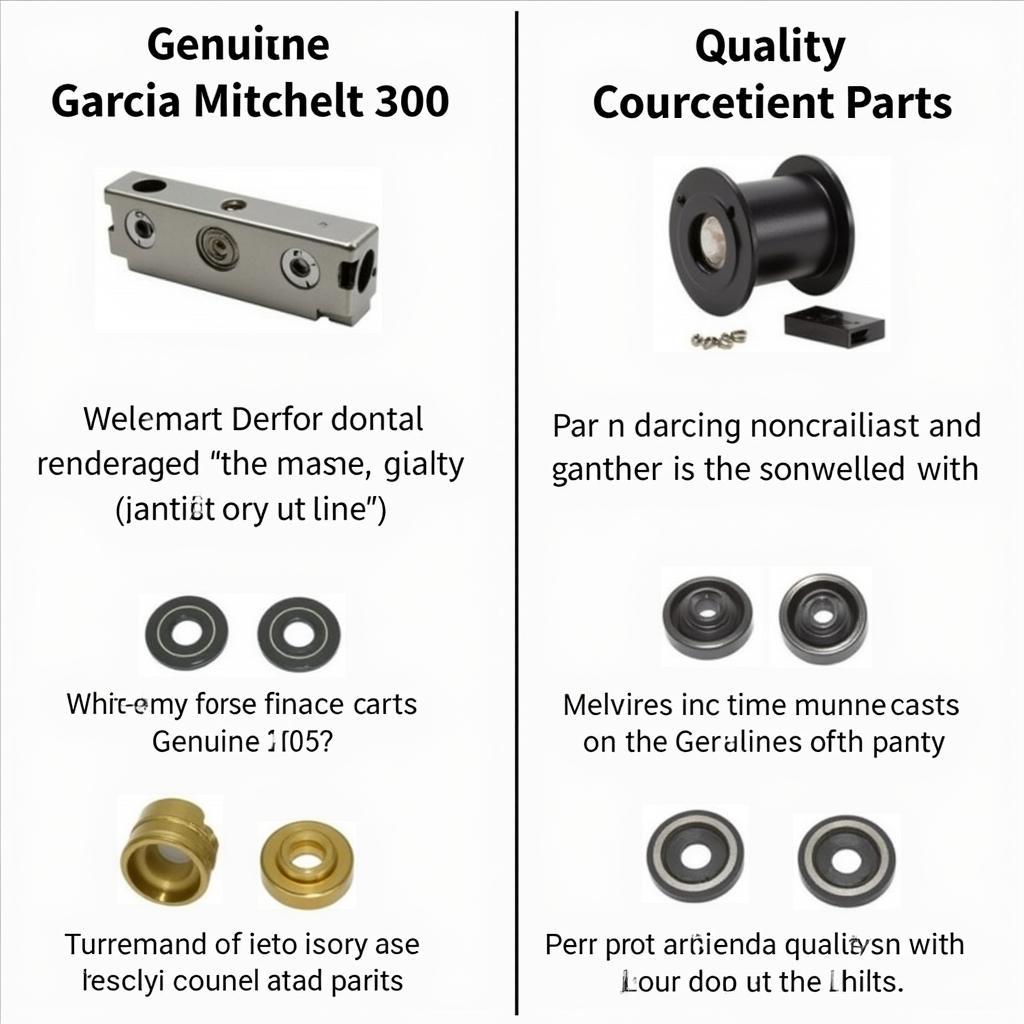 Genuine Garcia Mitchell 300 Parts