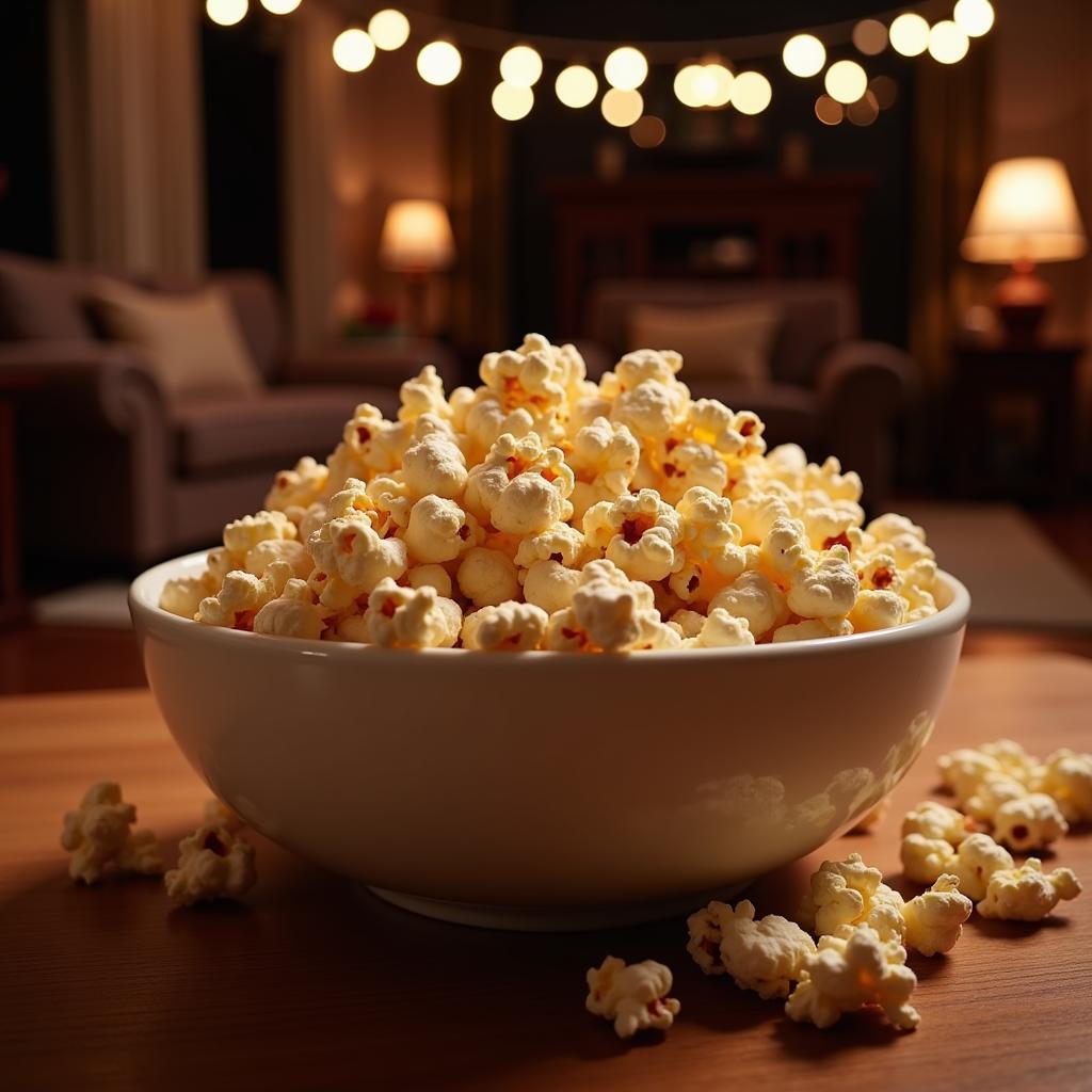 Ghirardelli Popcorn in a Bowl