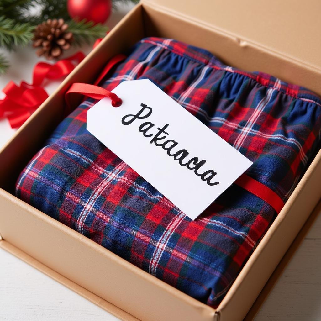 Gifting Personalized Flannel Pajama Pants