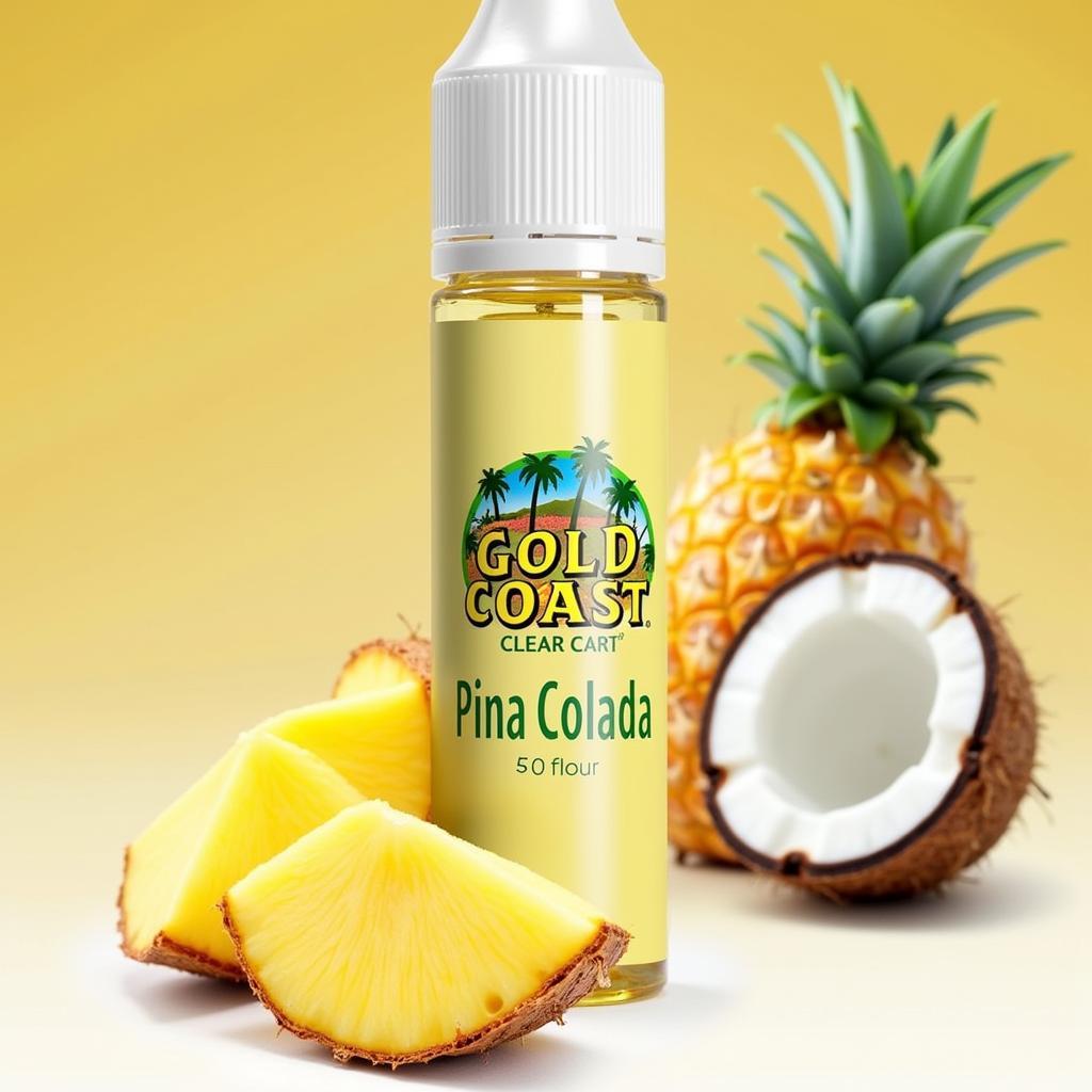 Gold Coast Clear Cart Pina Colada Flavor Close-up