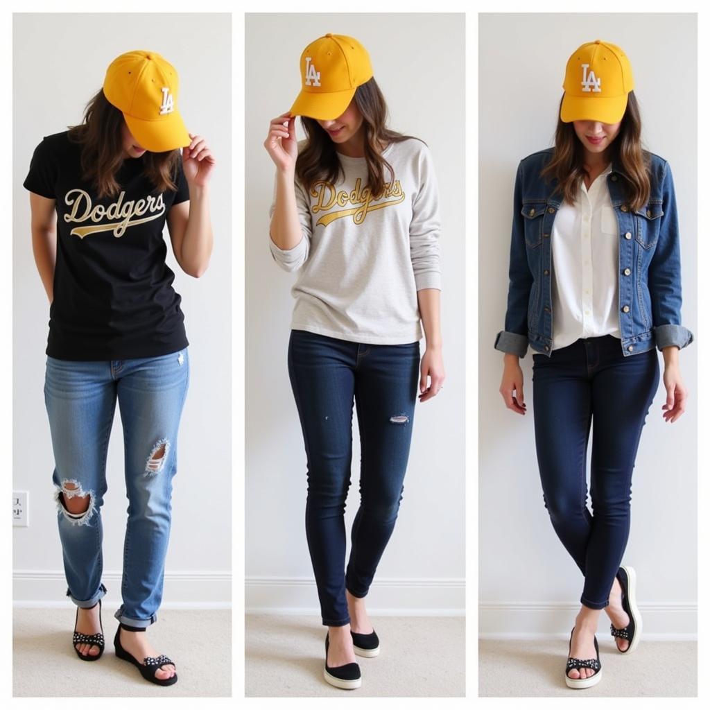 Gold Dodgers Hat Street Style Inspiration