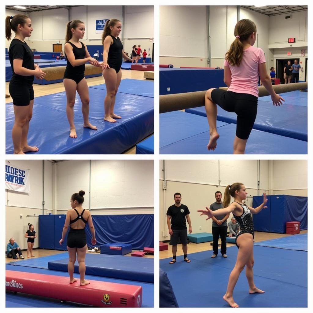 Golden Girls St. Louis Gymnasts Training