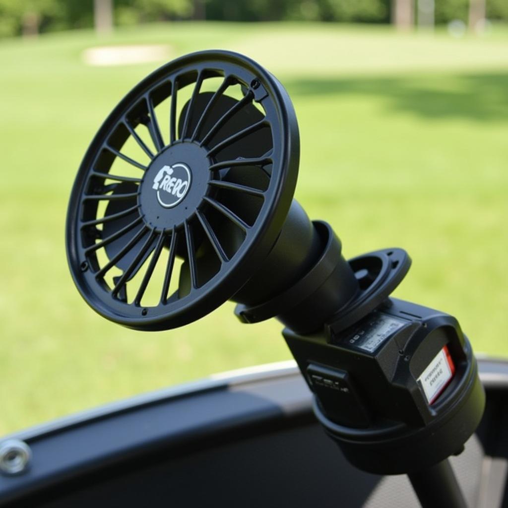 Battery Powered Golf Cart Cup Holder Fan