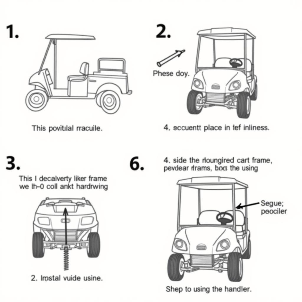 Installing a Golf Cart Grab Handle