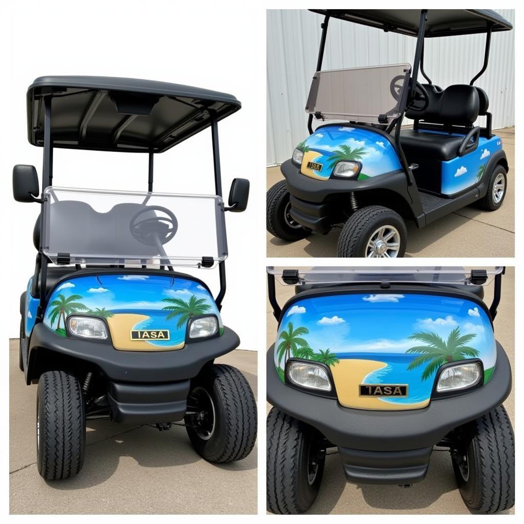 Custom Golf Cart Decal Design