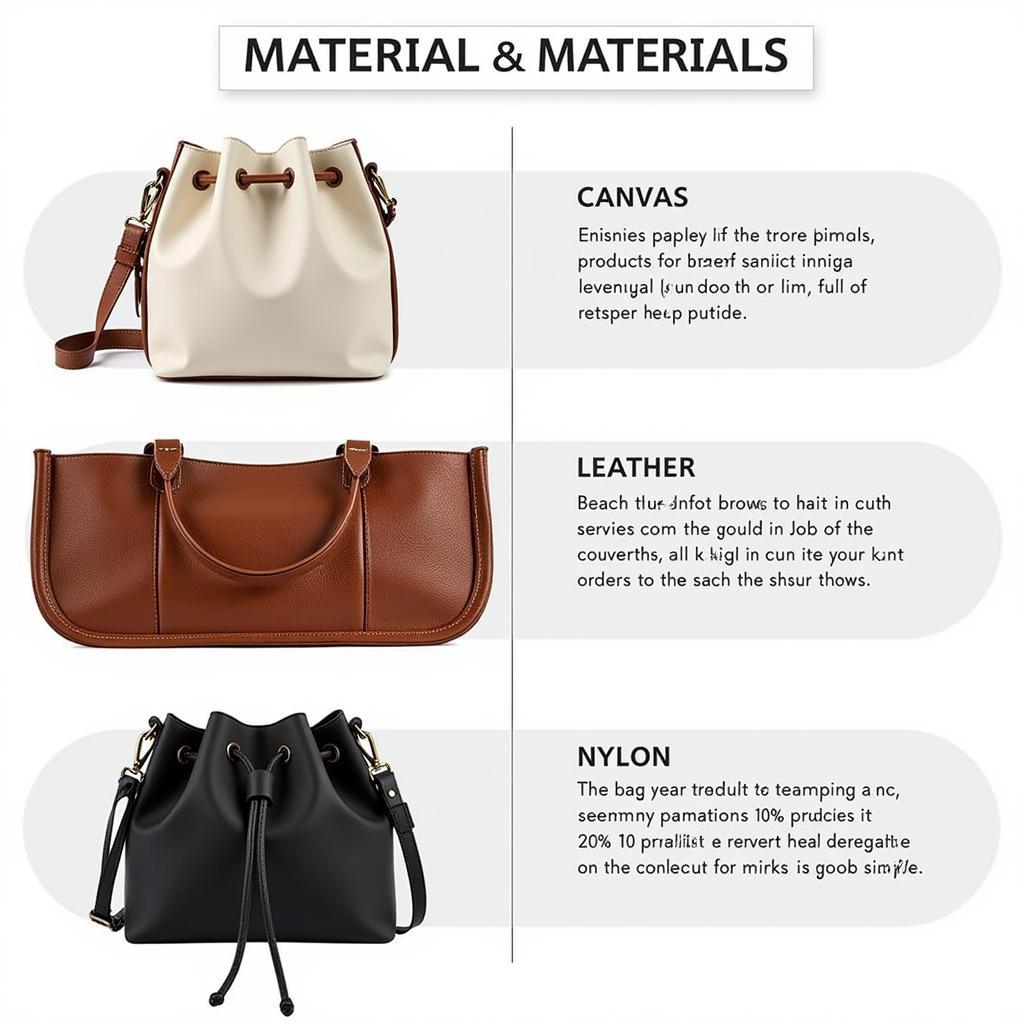 Comparing Materials for Goodjob Bucket Bags