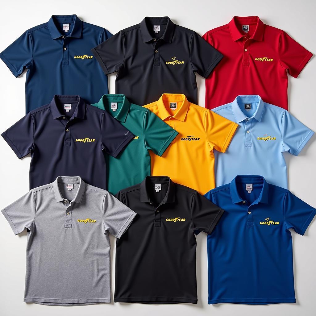 Variety of Goodyear shirts