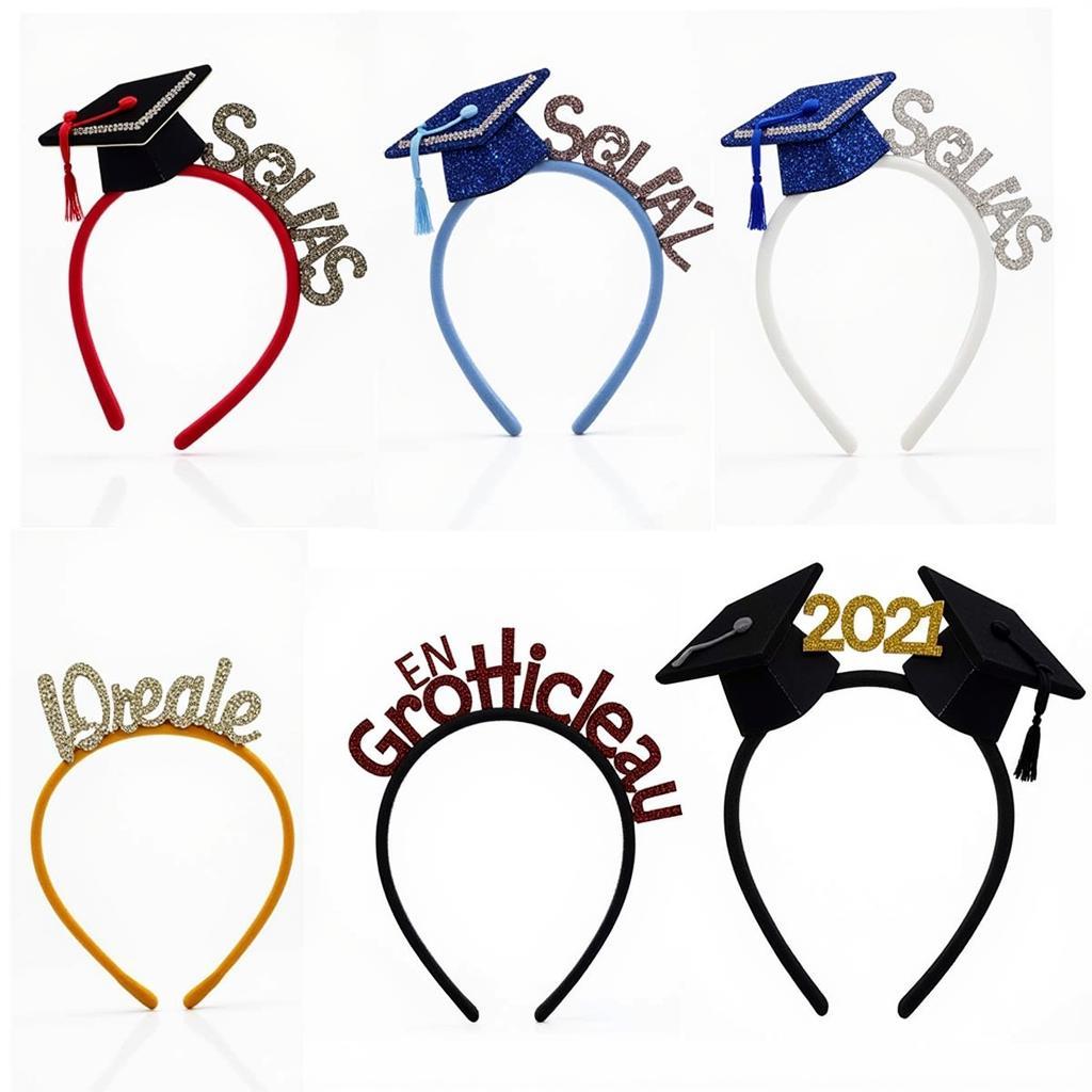 Various Grad Headband Styles