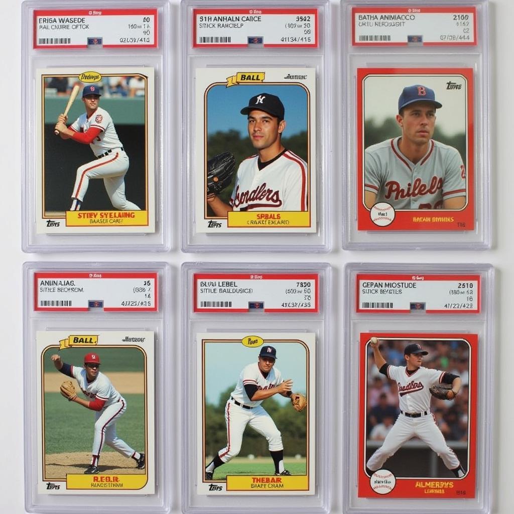 Examples of Graded 1991 Baseball Cards