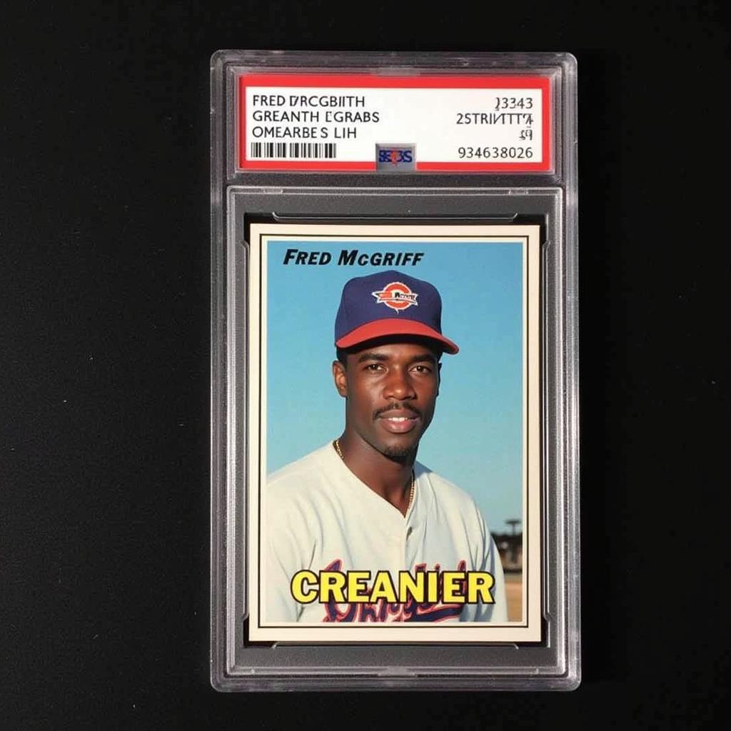 Professionally Graded Fred McGriff Card