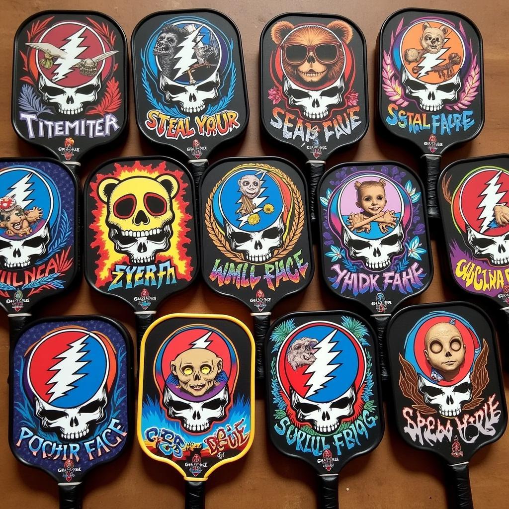 Grateful Dead Pickleball Paddles Variety