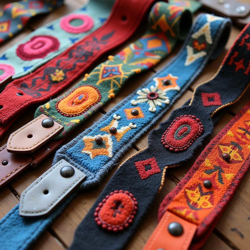 Different Grateful Dead Strap Materials