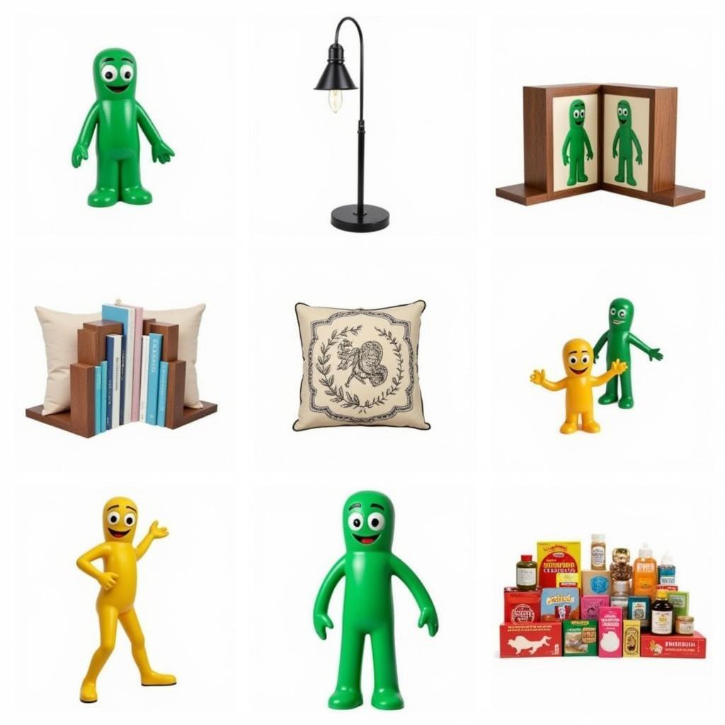 Gumby Themed Home Decor Items