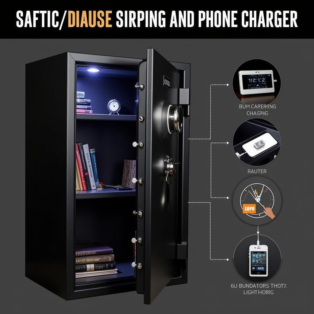 Gun Safe Features: Clock, Phone Charger, and More