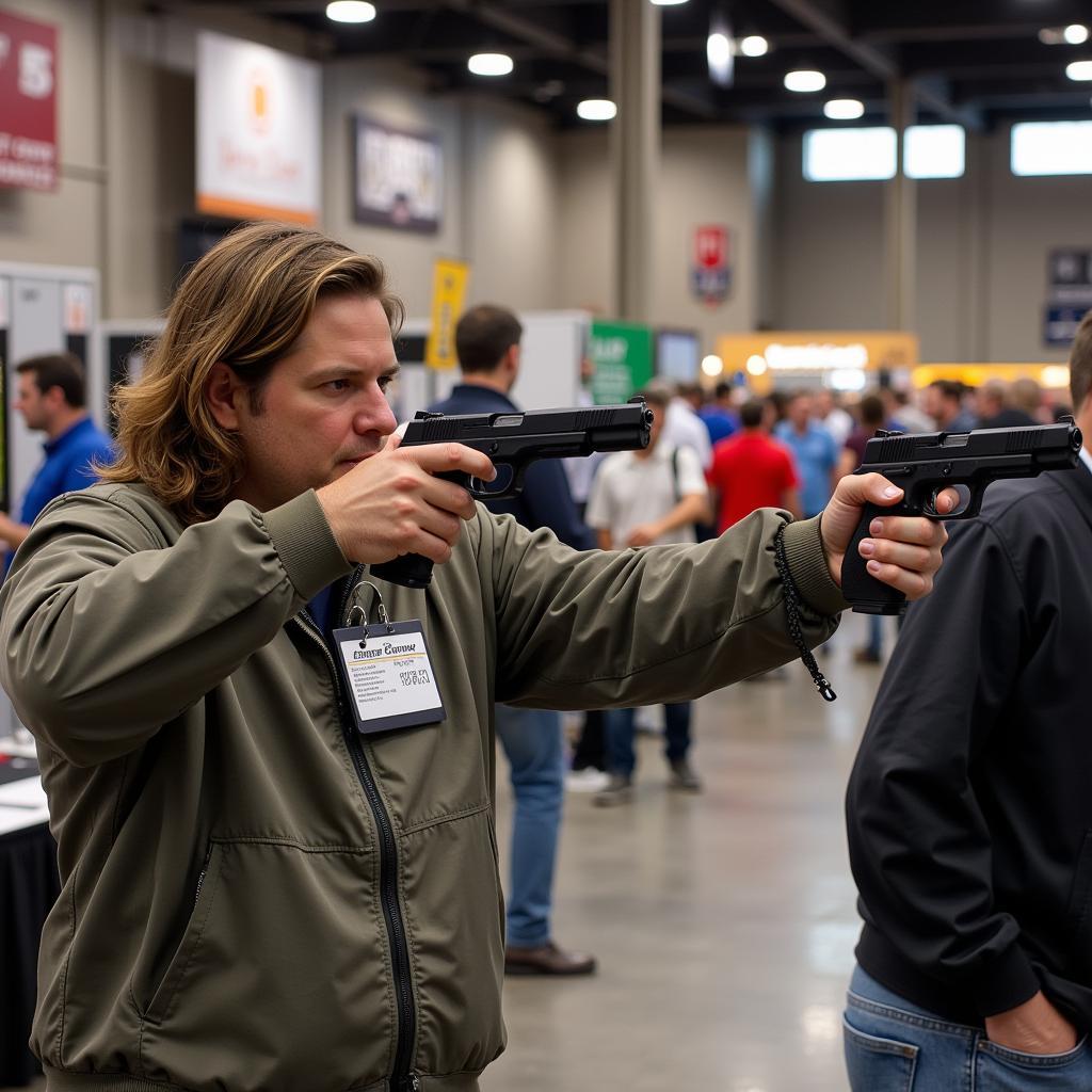 Gun Safety Practices at Humble TX Gun Show